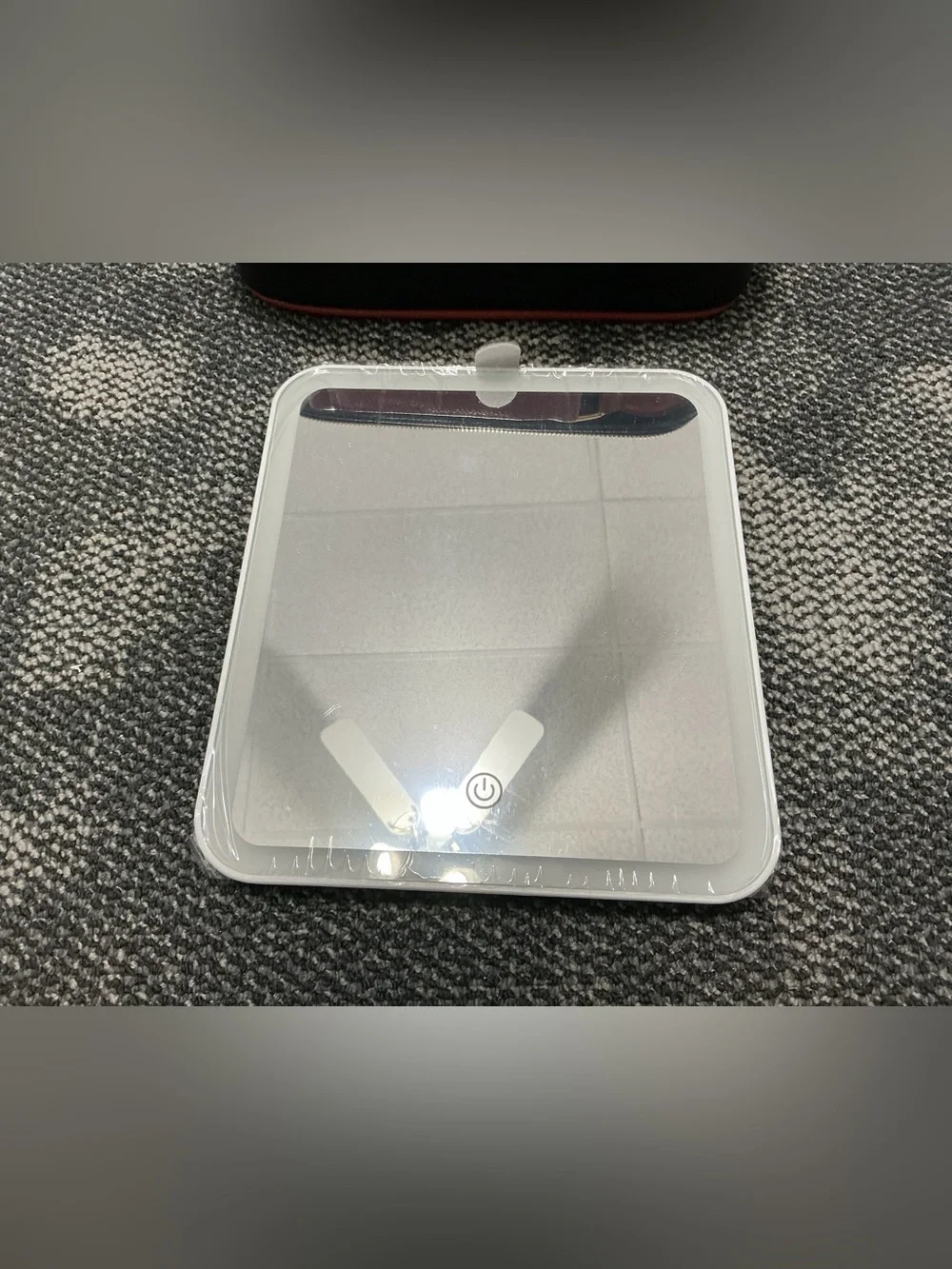 Black Travel Cosmetic a bag with Light Up LED Mirror